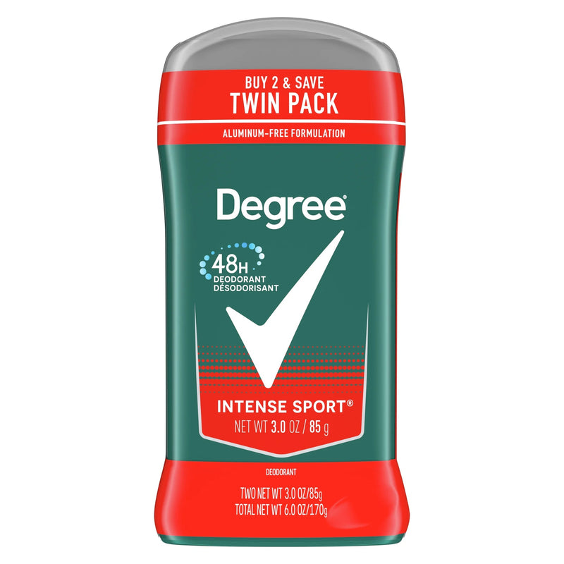 Degree Men Intense Sport 24H Deodorant, 3 oz, 2 count