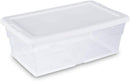 Sterilite 6 Qt. Storage Box - White Lid