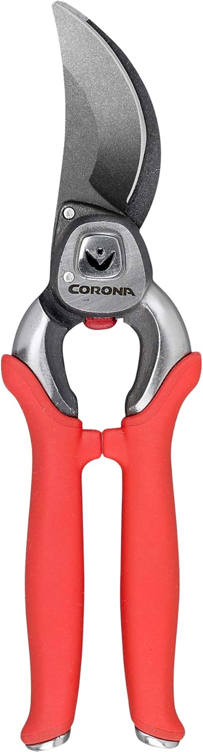 Corona BP 7200 Forged Pro Cut Bypass Hand Pruner, 1-Inch, Red