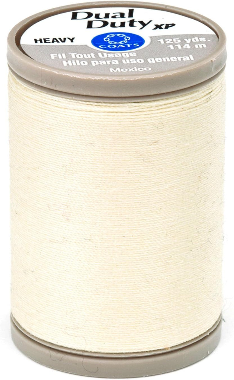 Coats & Clark Dual Duty XP Heavy, Natural, 125 yards