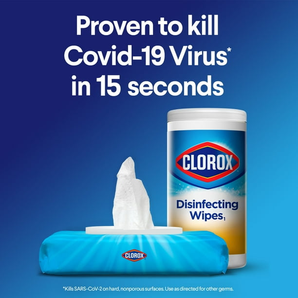 Clorox Disinfecting Wipes, Bleach Free Cleaning Wipes - Crisp Lemon - 75 Count