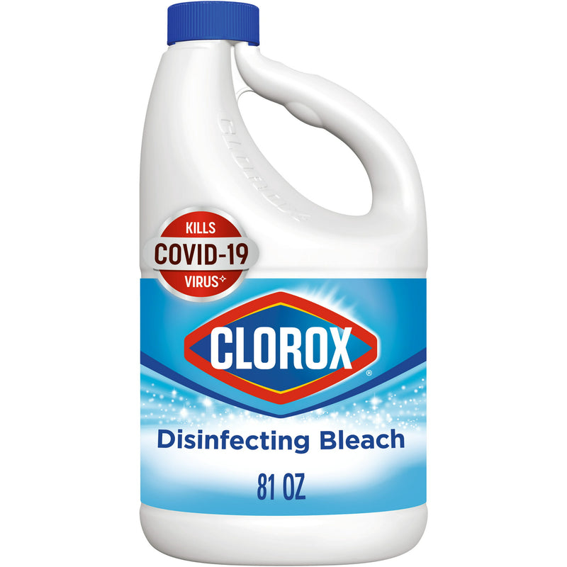 Clorox Disinfecting Liquid Bleach, Regular Scent 81 fl oz