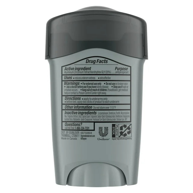 Degree Clinical Protection Long Lasting Men's Antiperspirant Deodorant Stick, Clean, 1.7 oz