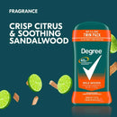 Degree Long Lasting Men's Antiperspirant Deodorant Stick Twin Pack, Wildwoods, 2.7 oz