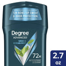 Degree Men Advanced 72H Antiperspirant Deodorant Sage & Ocean Mist, 2.7 oz