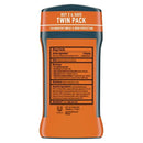 Degree Advanced Long Lasting Antiperspirant Deodorant Stick Twin Pack, Adventure, 2.7 oz