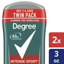 Degree Men Intense Sport 24H Deodorant, 3 oz, 2 count