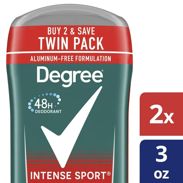 Degree Men Intense Sport 24H Deodorant, 3 oz, 2 count