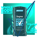 Degree Men Whole Body Deodorant Stick for Men Ocean Rush Scent Aluminum Free, 3 oz