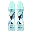 Degree UltraClear Antiperspirant Deodorant Dry Spray Black+White Pure Clean, 3.8 oz 2 Count