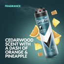 Degree Ultra Clear Long Lasting Antiperspirant Deodorant Dry Spray, Fresh, 3.8 oz