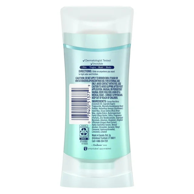 Degree Women Whole Body Deodorant Stick for Women Fresh Citrus Scent Aluminum Free, 2.6 oz