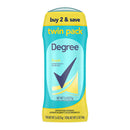 Degree Long Lasting Antiperspirant Deodorant Stick Twin Pack, Fresh, 2.6 oz
