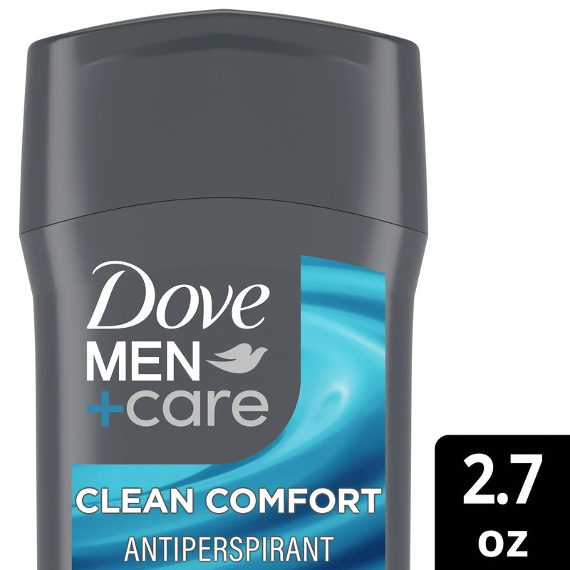 Dove Men+Care Antiperspirant Deodorant Stick for Men Clean Comfort with Moisturizing Cream, 2.7 oz
