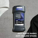 Dove Men+Care Antiperspirant Deodorant Stick for Men Stain Defense Cool, Anti-white Marks, 2.7 oz