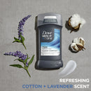 Dove Men+Care Deodorant Stick for Men Clean Comfort Aluminum Free with Moisturizing Cream, 3 oz