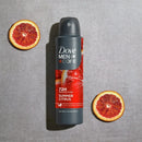 Dove Men+Care Dry Spray for Men Citrus Zest & Sage with a Plant-based Moisturizer, 3.8 oz