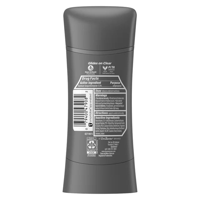 Dove Men+Care Long Lasting Men's Antiperspirant Deodorant Stick Sandalwood & Orange, 2.6 oz