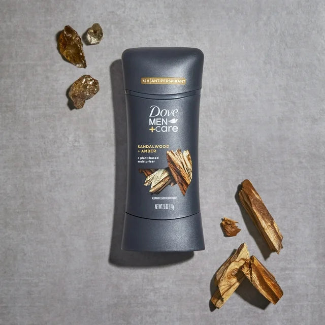 Dove Men+Care Long Lasting Men's Antiperspirant Deodorant Stick Sandalwood & Orange, 2.6 oz
