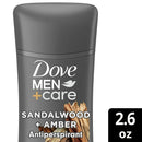 Dove Men+Care Long Lasting Men's Antiperspirant Deodorant Stick Sandalwood & Orange, 2.6 oz