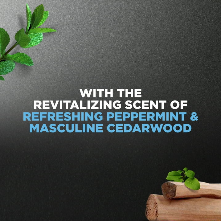 Dove Men+Care Recover Hydrating 3-in-1 Men's Body Wash All Skin Peppermint, 18 oz