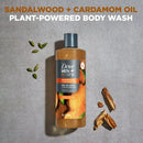 Dove Men+Care Restoring Liquid Body Wash for Men Sandalwood + Cardamom Oil, 18 oz