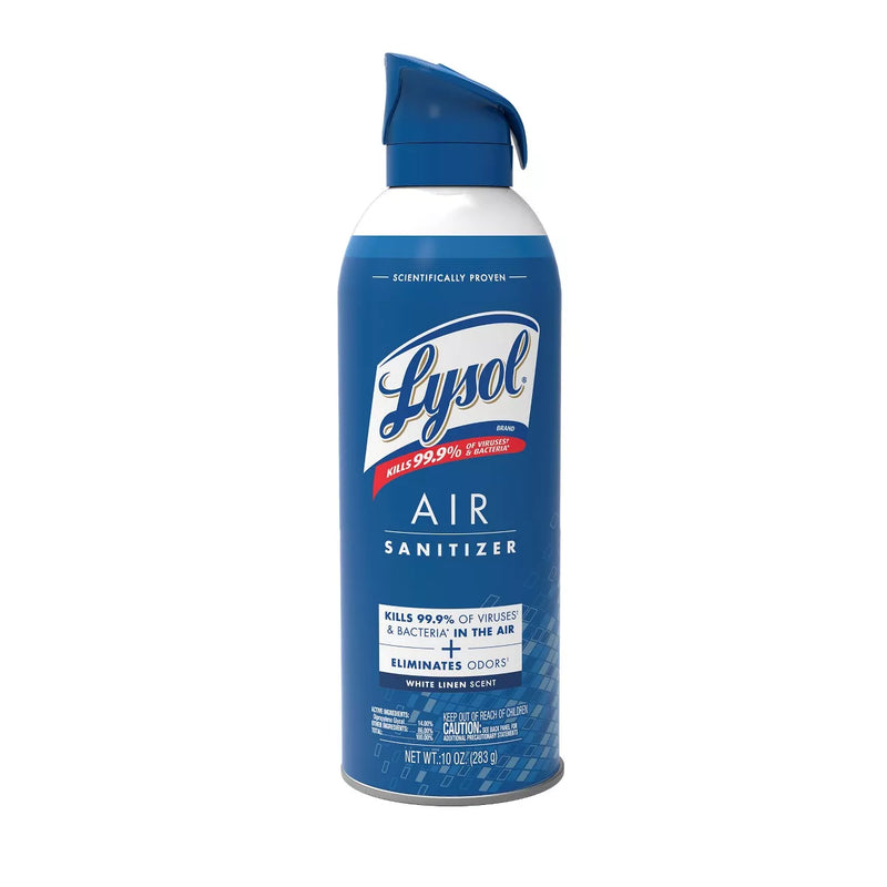 Lysol CleanAir Air Sanitizing Spray - White Linen - 10oz