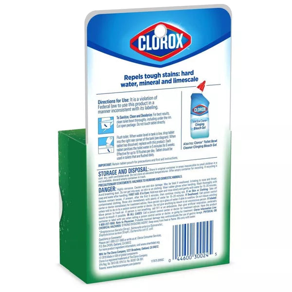 Clorox Ultra Clean Toilet Tablets Bleach - 3.5oz 2ct