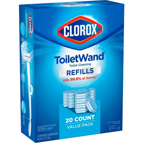 Clorox ToiletWand Disinfecting Refills Disposable Wand Heads - 20ct