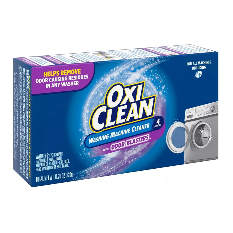 OxiClean Washing Machine Cleaner with Odor Blasters - 11.28oz/4ct