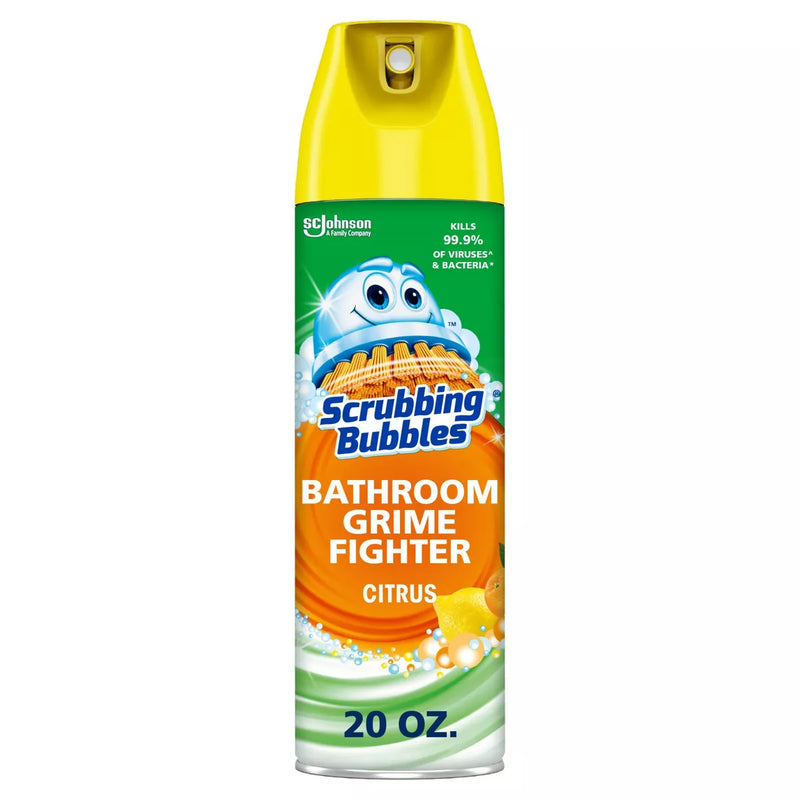 Scrubbing Bubbles Citrus Scent Bathroom Grime Fighter Disinfectant - 20oz