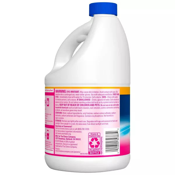 Clorox Splash-Less Liquid Bleach - Fresh Meadow - 77oz