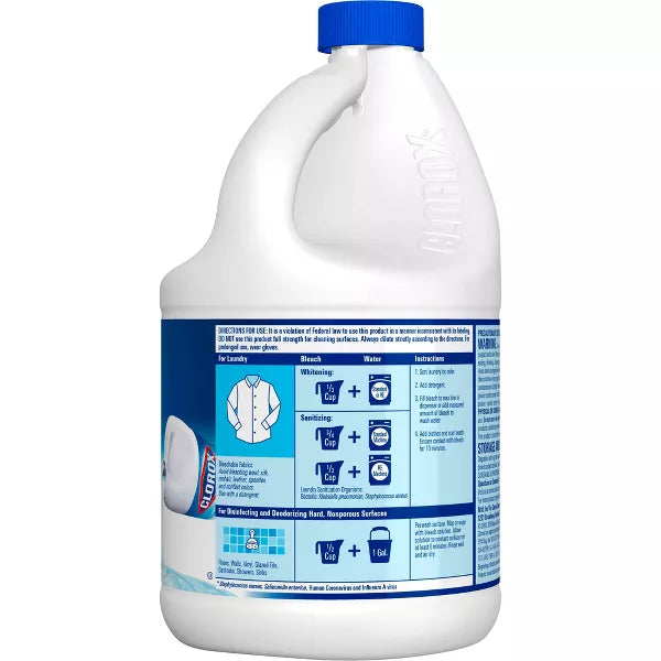 Clorox Splash-Less Liquid Bleach - Regular - 77oz