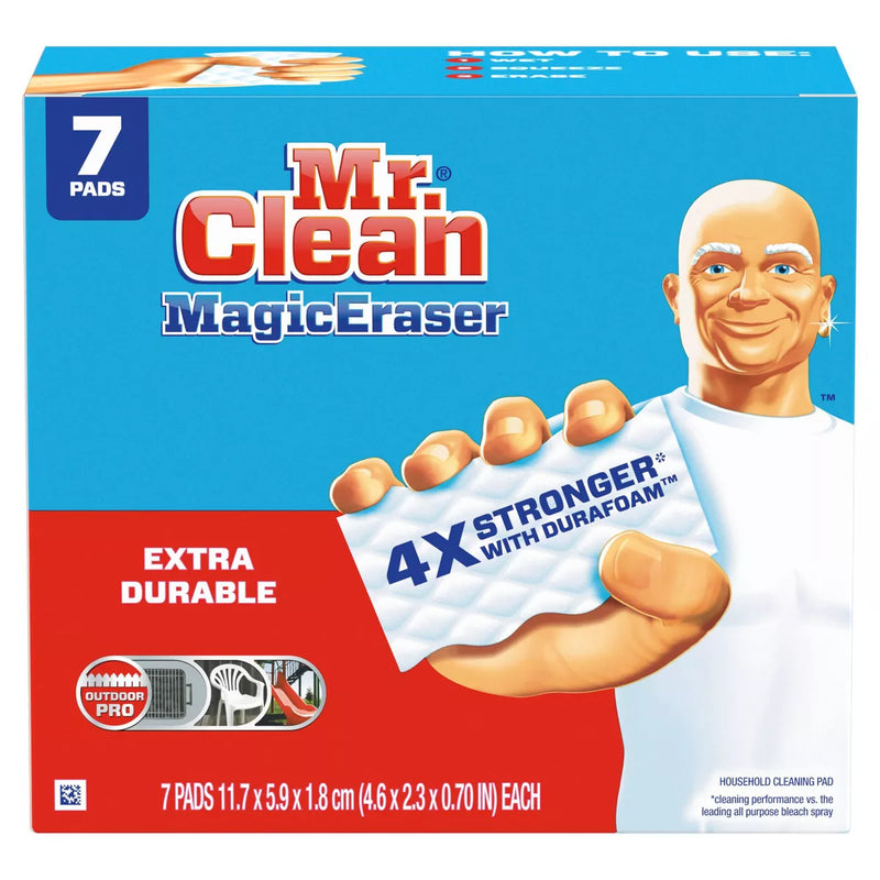 Mr. Clean Extra Durable Scrub Magic Eraser Sponges - 7ct