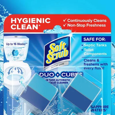 Soft Scrub Sapphire Water Duo Cubes - 2ct