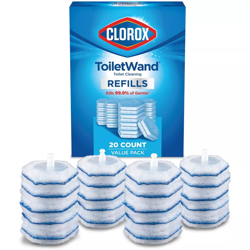 Clorox ToiletWand Disinfecting Refills Disposable Wand Heads - 20ct