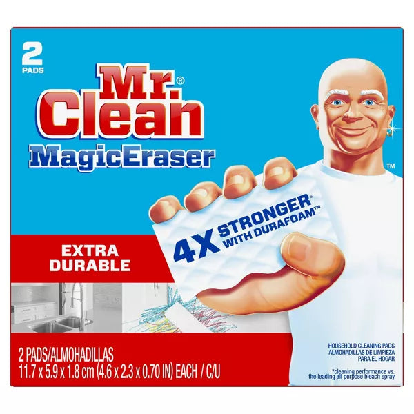 Mr. Clean Extra Durable Scrub Magic Eraser Sponges 2ct