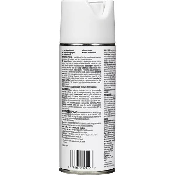 Clorox Fabric Sanitizer Aerosol Spray - Lavender - 14oz