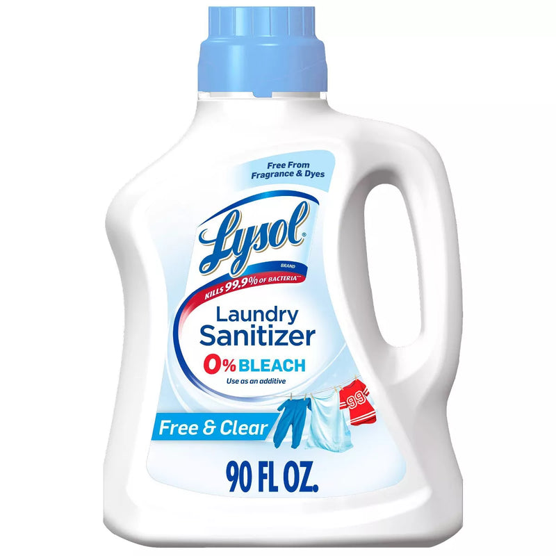 Lysol Laundry Sanitizer Free & Clear 90oz