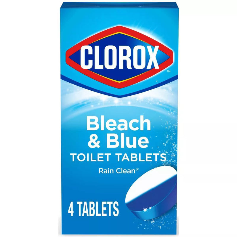 Clorox Rain Clean Scent Ultra Clean Toilet Tablets - 2.47oz/4ct