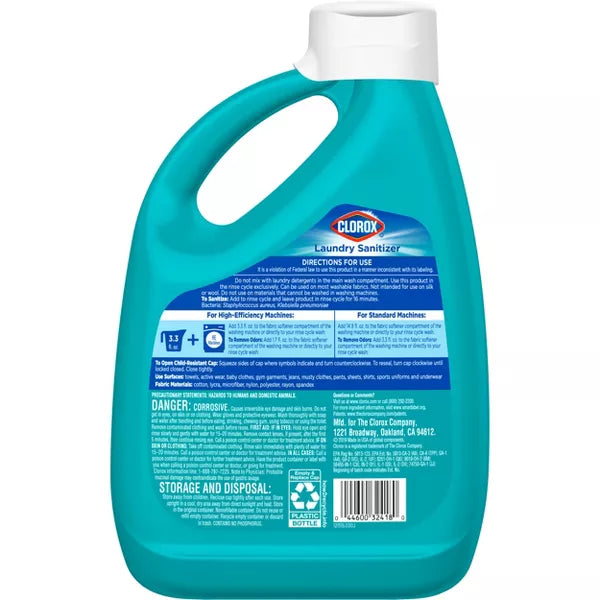 Clorox Laundry Sanitizer - 80 fl oz