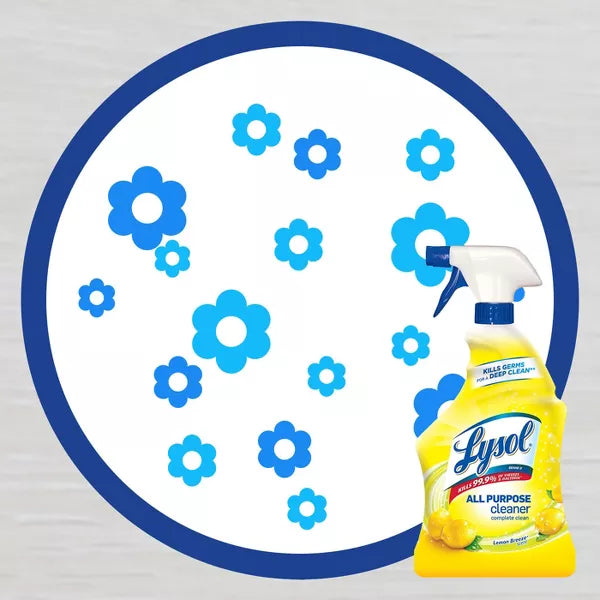 Lysol Lemon Breeze Scented All Purpose Cleaner & Disinfectant Spray - 32oz