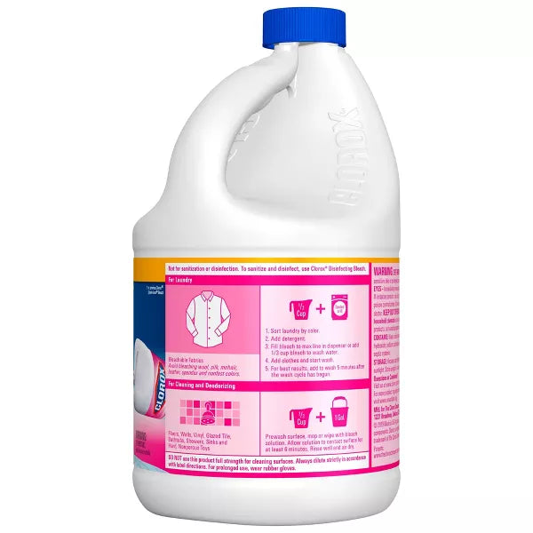 Clorox Splash-Less Liquid Bleach - Fresh Meadow - 77oz