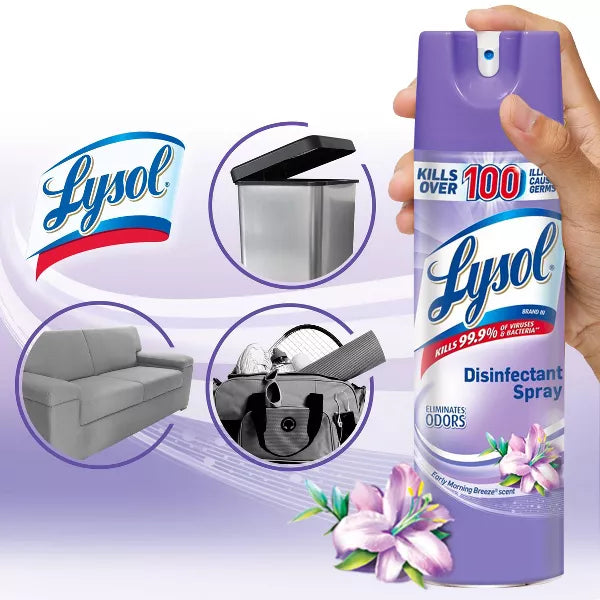 Lysol Early Morning Breeze Disinfectant Spray - 19oz