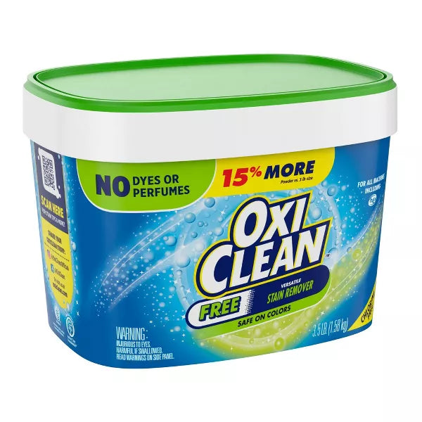 OxiClean Powder Versatile Stain Remover Free - 3.5lbs