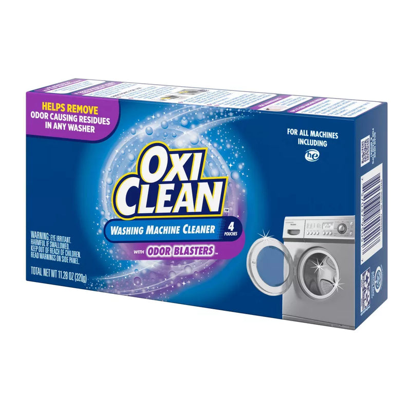 OxiClean Washing Machine Cleaner with Odor Blasters - 11.28oz/4ct