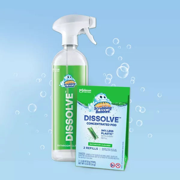 Scrubbing Bubbles Dissolve Bathroom Cleaner Pods Refill - 0.28oz/2ct