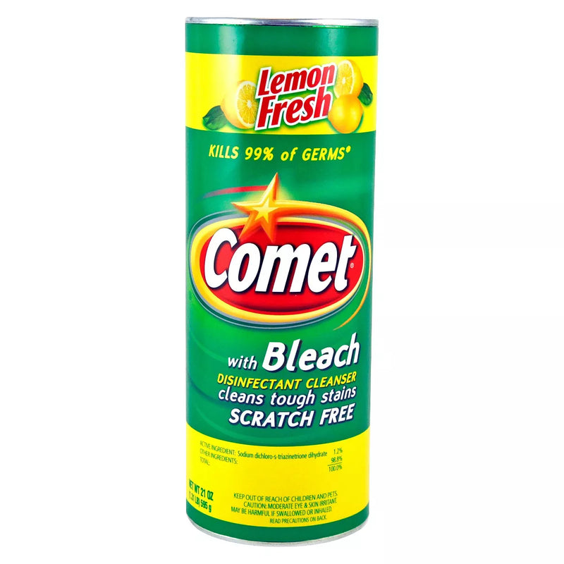 Comet Lemon Fresh Disinfectant Cleanser with Bleach - 21oz