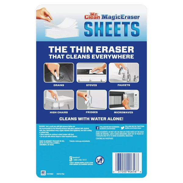 Mr. Clean Magic Eraser Cleaning Sheets 8ct