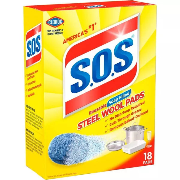 Clorox Steel Wool Soap Pads - 18ct